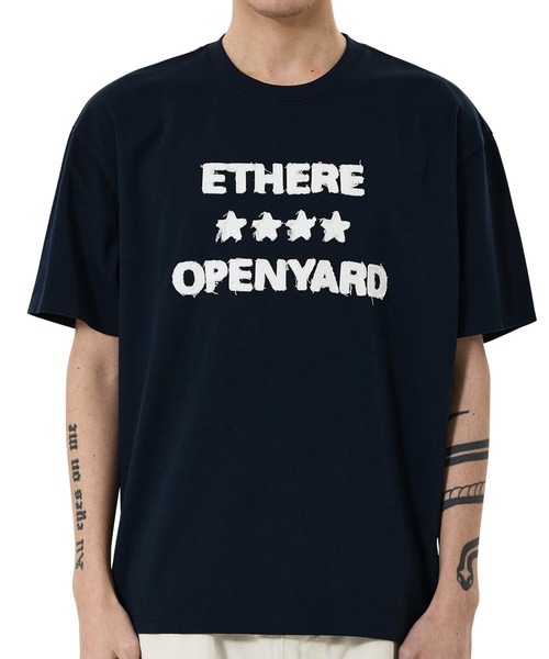 OY(オーワイ)の「『OY/オーワイ』FRAYED EDGE TEE/フレイドエッジTシャツ(Tシャツ/カットソー・メンズ・ネイビー/ブラック/グレー・L/M)」の18枚目の写真