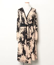 1％（イチ パーセント）の「花柄長袖ワンピース（ワンピース）」