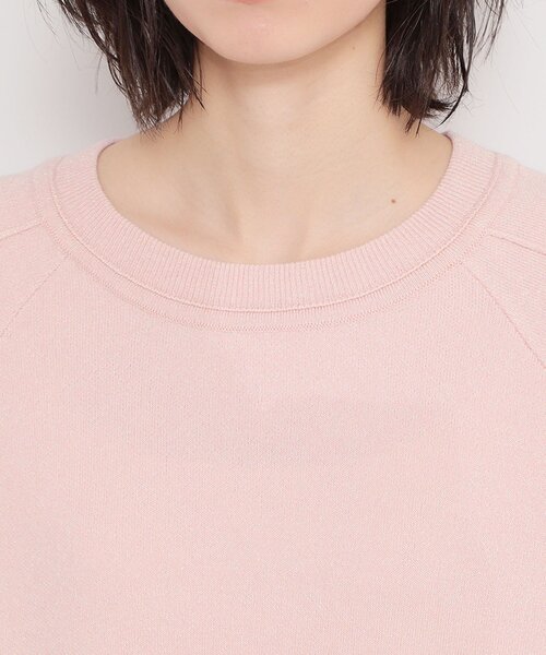 THE SHOP TK （ザ ショップ ティーケー ）の「【着丈が選べる】スウェットライクラメジャカードニット（ニット/セーター・レディース・ピンク/アイボリー/アイボリー系/グレー系/グレー/ピンク系1・99）」の20枚目の写真