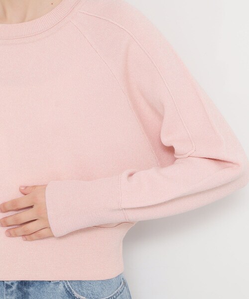 THE SHOP TK （ザ ショップ ティーケー ）の「【着丈が選べる】スウェットライクラメジャカードニット（ニット/セーター・レディース・ピンク/アイボリー/アイボリー系/グレー系/グレー/ピンク系1・99）」の21枚目の写真