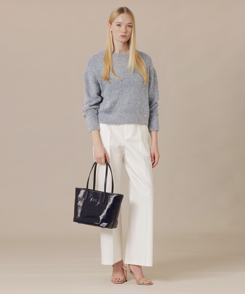 MACKINTOSH LONDON(マッキントッシュ ロンドン)の「ファンシーシャイニーニットプルオーバー(ニット/セーター・レディース・グレー系その他/ライトブルー・38)」の4枚目の写真