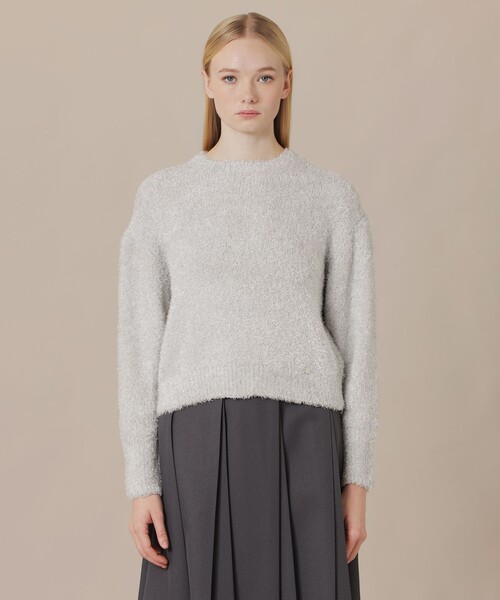 MACKINTOSH LONDON(マッキントッシュ ロンドン)の「ファンシーシャイニーニットプルオーバー(ニット/セーター・レディース・グレー系その他/ライトブルー・38)」の6枚目の写真