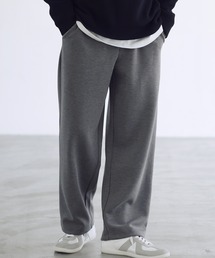 SPU（スプ）の「【セットアップ対応】防シワ・抗ピリング・ウォッシャブル ハイポンチスウェットパンツ（スウェットパンツ）」