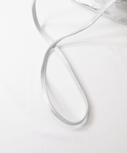 Gready Brilliant（グレディブリリアン）の「スターミニレザートート（トートバッグ・レディース・シルバー・FREE）」の12枚目の写真