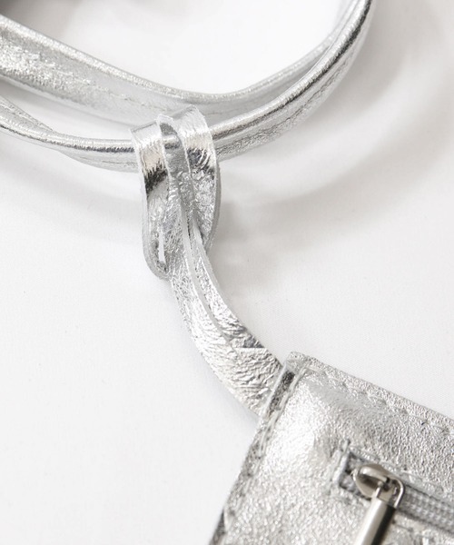 Gready Brilliant（グレディブリリアン）の「スターミニレザートート（トートバッグ・レディース・シルバー・FREE）」の13枚目の写真