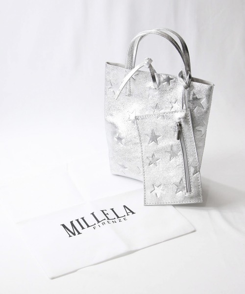 Gready Brilliant（グレディブリリアン）の「スターミニレザートート（トートバッグ・レディース・シルバー・FREE）」の18枚目の写真