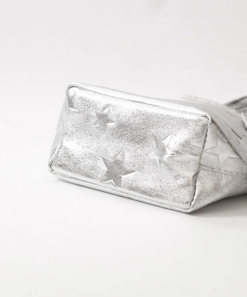 Gready Brilliant（グレディブリリアン）の「スターミニレザートート（トートバッグ・レディース・シルバー・FREE）」の5枚目の写真