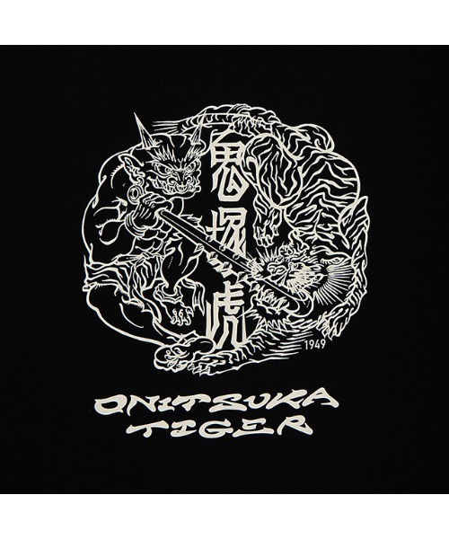 Onitsuka Tiger(オニツカタイガー)の「GRAPHIC TEE / グラフィックティー(Tシャツ/カットソー・レディース・ホワイト/ブラック・S/XS/XL/L/M)」の6枚目の写真