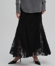 Ameri | SHEER FEATHER MERMAID SKIRT(スカート)