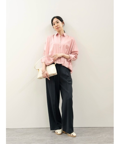 allureville(アルアバイル)の「TWストライプウェストタックパンツ(その他パンツ・レディース・ダークネイビー・1/2)」の13枚目の写真