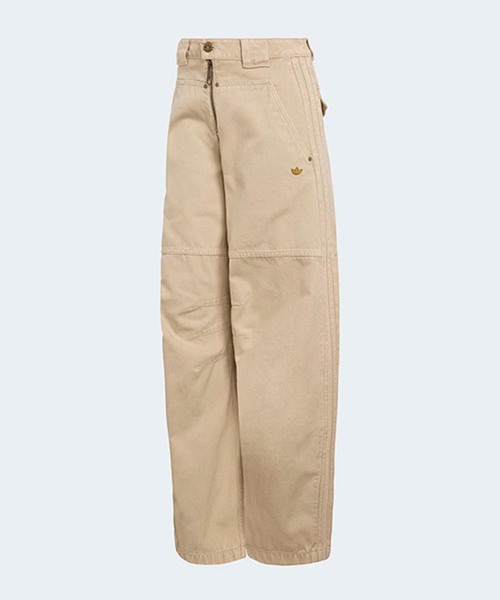 adidas Originals(アディダスオリジナルス)の「adidas originals / アディダス オリジナルス CANVAS LOOSE PANTS(その他パンツ・レディース・カーキ・26/25)」の1枚目の写真