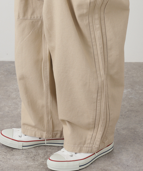 adidas Originals(アディダスオリジナルス)の「adidas originals / アディダス オリジナルス CANVAS LOOSE PANTS(その他パンツ・レディース・カーキ・26/25)」の9枚目の写真