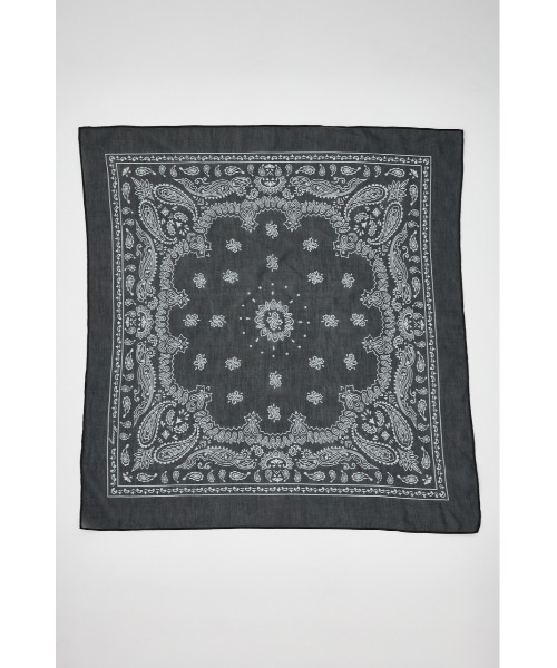 MOUSSY(マウジー)の「【26年SS新作】SHEER バンダナ(バンダナ/スカーフ・レディース・ホワイト/ブラック・FREE)」の2枚目の写真