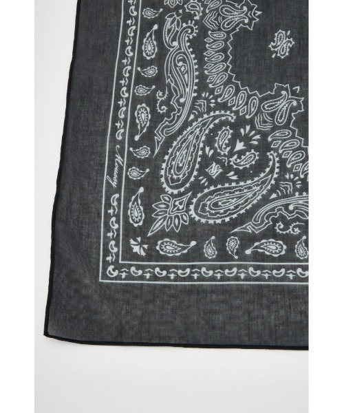 MOUSSY(マウジー)の「【26年SS新作】SHEER バンダナ(バンダナ/スカーフ・レディース・ホワイト/ブラック・FREE)」の4枚目の写真