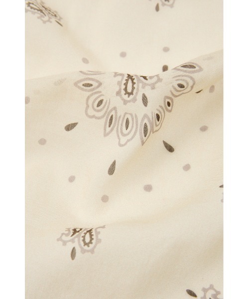 MOUSSY(マウジー)の「【26年SS新作】SHEER バンダナ(バンダナ/スカーフ・レディース・ホワイト/ブラック・FREE)」の9枚目の写真