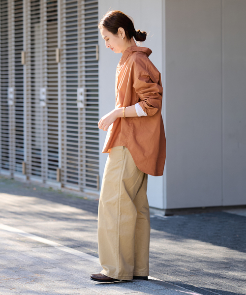 FRAMeWORK（フレームワーク）の「≪追加≫コットンレギュラーカラーシャツ 2（シャツ/ブラウス・レディース・スカイブルー/ホワイト・FREE）」の11枚目の写真