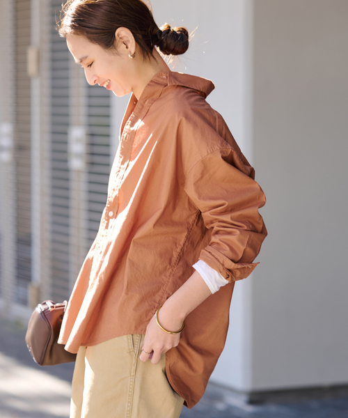 FRAMeWORK（フレームワーク）の「≪追加≫コットンレギュラーカラーシャツ 2（シャツ/ブラウス・レディース・スカイブルー/ホワイト・FREE）」の13枚目の写真