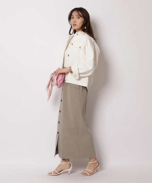 JUSGLITTY（ジャスグリッティー）の「スキッパータイトドッキングワンピース（ワンピース・レディース・オフホワイト/レッド/ネイビー・2/1）」の16枚目の写真