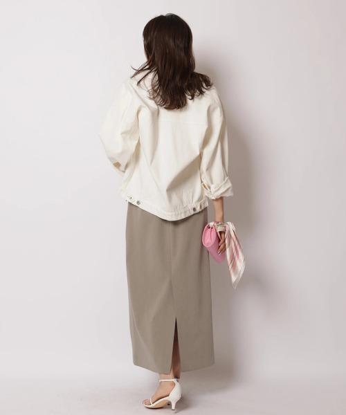 JUSGLITTY（ジャスグリッティー）の「スキッパータイトドッキングワンピース（ワンピース・レディース・オフホワイト/レッド/ネイビー・2/1）」の17枚目の写真