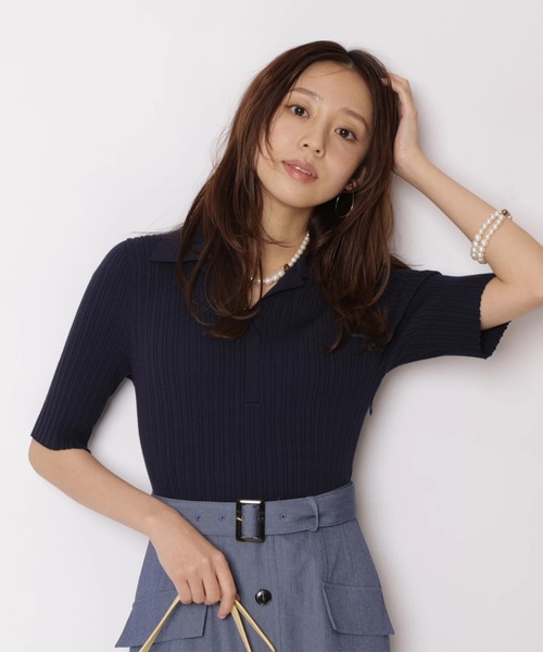 スキッパータイトドッキングワンピース（ワンピース）｜JUSGLITTY