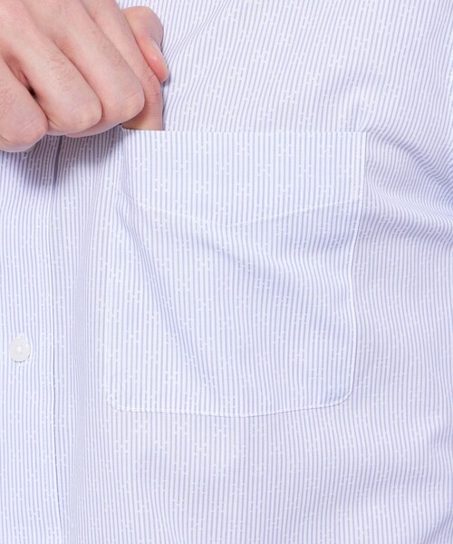 MACKINTOSH LONDON(マッキントッシュ ロンドン)の「ジオメトリックジャカードシャツ(シャツ/ブラウス・メンズ・パープル/ブルー・XL/L/M)」の8枚目の写真