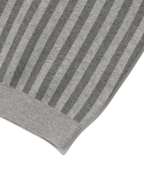 NICE GHOST CLUB（ナイスゴーストクラブ）の「PATCHWORK KNIT CARDIGAN_GREY(NG2GSUK681A)（カーディガン/ボレロ・レディース・グレー・SMALL/MEDIUM）」の5枚目の写真