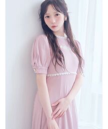 WEB限定】ハートパターンシャーリングワンピース（ワンピース