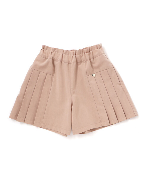 BeBe Petits Pois Vert（ベベプチポワヴェール）の「サイドタックキュロットパンツ（その他パンツ・キッズ・ブラック系その他/ベージュ・130cm/120cm/150cm/140cm/160cm）」の7枚目の写真