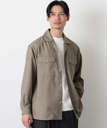 「Gavante」 ドライギャバオープンカラーシャツ
