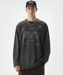 MODERMENT（モダーメント）の「テイクピグメントオーバーサイズロングスリーブ[チャコール]（Tシャツ/カットソー）」