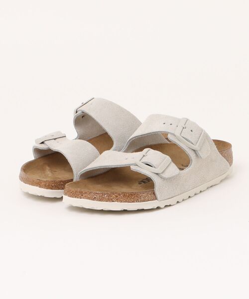 BIRKENSTOCK(ビルケンシュトック)の「ビルケンシュトック Arizona LEVE Oyster 1031645 アリゾナ オイスタースエード 【Narrow】(サンダル・レディース・ベージュ・39/38/37/36/35/40/43/41)」の1枚目の写真