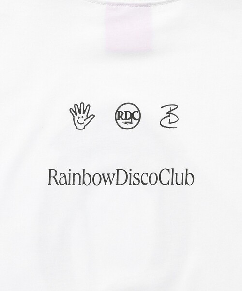 BEAMS T(ビームスティー)の「Rainbow Disco Club × TRIBE WEAR / Short Sleeve T-Shirt①(Tシャツ/カットソー・メンズ・ホワイト/ブラック・S/XL/L/M)」の8枚目の写真