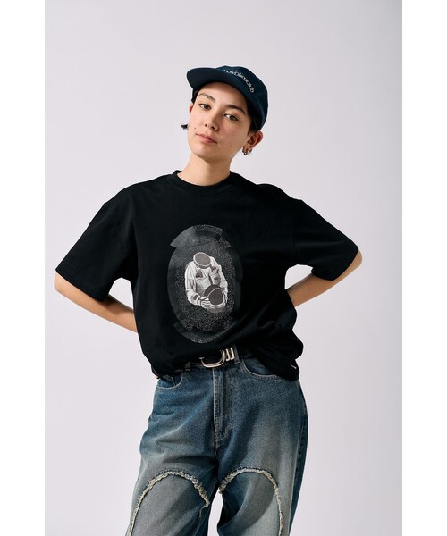 BEAMS T(ビームスティー)の「Rainbow Disco Club × TRIBE WEAR / Short Sleeve T-Shirt①(Tシャツ/カットソー・メンズ・ホワイト/ブラック・S/XL/L/M)」の13枚目の写真