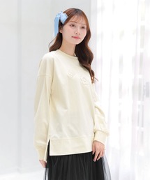 MARY QUANT（マリークワント）の「キルトロゴ プルオーバー（スウェット）」