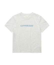 ウィメンズクールコットンクーパーロゴTシャツヘザーグレー