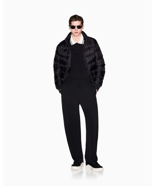 ARMANI EXCHANGE(アルマーニエクスチェンジ)の「【A|X アルマーニ エクスチェンジ】ロゴ オン バックネック 半袖ポロシャツ/SLIM(ポロシャツ・メンズ・オフホワイト/ブラック・XX-LARGE/X-SMALL/X-LARGE/LARGE/SMALL/MEDIUM)」の8枚目の写真