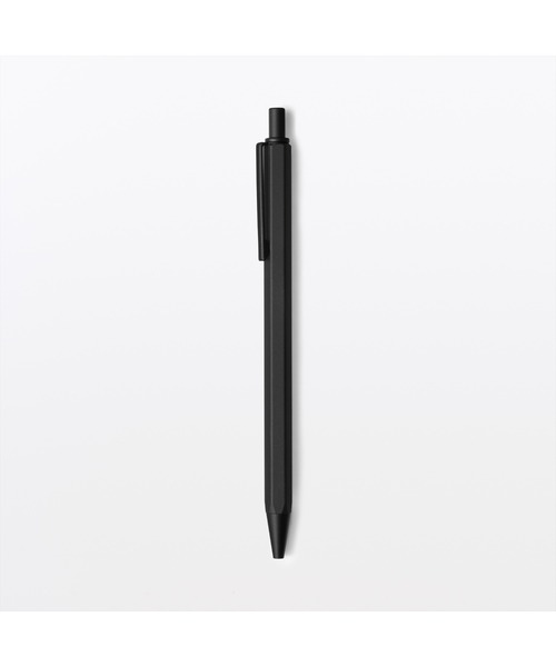 アルミ六角ボールペン 0．7mm ニードルタイプ（ペン類）｜無印良品