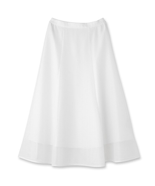 UNTITLED（アンタイトル）の「スクエアメッシュスカート（スカート・レディース・ブラック/カーキ/ホワイト・01/00/03/02/50/48/44/46/04/42）」の4枚目の写真