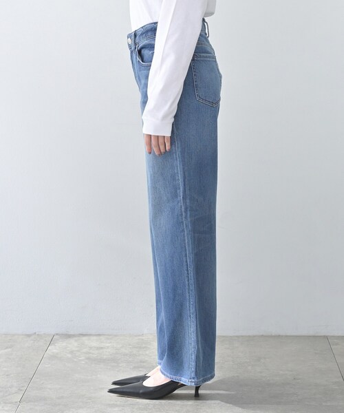 UNTITLED(アンタイトル)の「【Healthy DENIM】別注Quiche(キッシュ)セミフレアデニム(デニムパンツ・レディース・サックスブルー・03/02/01/00)」の8枚目の写真
