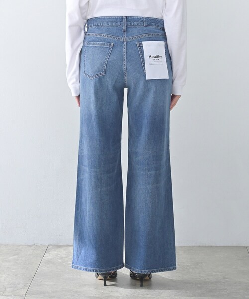 UNTITLED(アンタイトル)の「【Healthy DENIM】別注Quiche(キッシュ)セミフレアデニム(デニムパンツ・レディース・サックスブルー・03/02/01/00)」の9枚目の写真