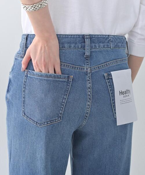 UNTITLED(アンタイトル)の「【Healthy DENIM】別注Quiche(キッシュ)セミフレアデニム(デニムパンツ・レディース・サックスブルー・03/02/01/00)」の12枚目の写真