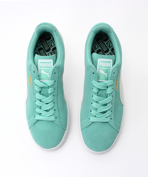 PUMA（プーマ）の「スウェード クラシック ウィメンズ (WOMEN)（スニーカー・レディース・グリーン/ピンク/ブルー・22.5cm/25.0cm/24.0cm/24.5cm/23.0cm/23.5cm）」の12枚目の写真