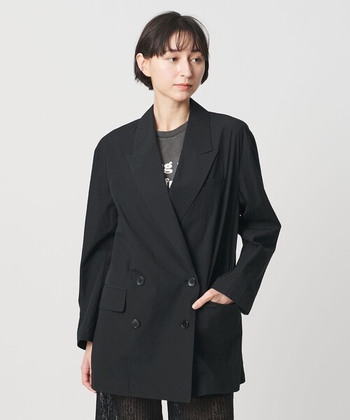 SACRA(サクラ)の「<SACRA>テーラードジャケット(テーラードジャケット・レディース・ブラック・38)」の3枚目の写真