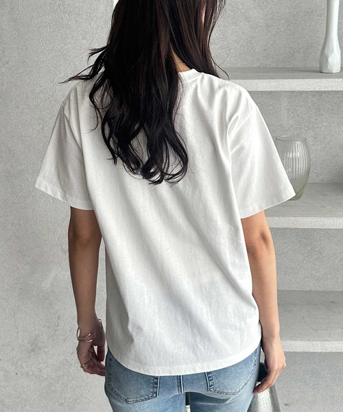 PENNEYS(ぺニーズ)の「GeeRA別注【PENNEYS】綿100%接触冷感ベーシックTシャツ ペニーズ キツネ/ペニーズ フォックス/THE FOX(Tシャツ/カットソー・レディース・ブラック/オフホワイト/ホワイト系その他/チャコール・MEDIUM/LARGE/X-LARGE)」の7枚目の写真
