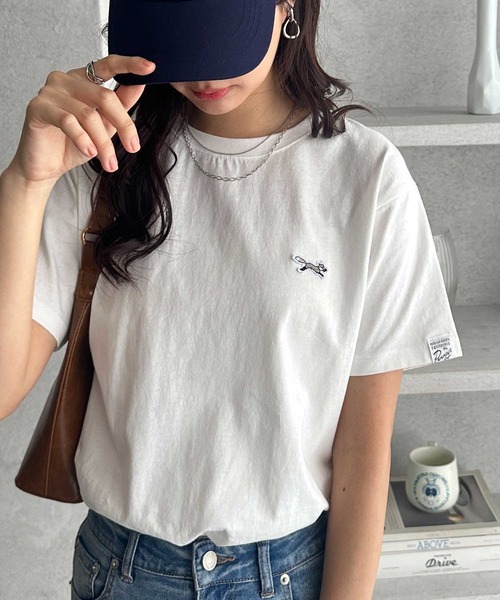 PENNEYS(ぺニーズ)の「GeeRA別注【PENNEYS】綿100%接触冷感ベーシックTシャツ ペニーズ キツネ/ペニーズ フォックス/THE FOX(Tシャツ/カットソー・レディース・ブラック/オフホワイト/ホワイト系その他/チャコール・MEDIUM/LARGE/X-LARGE)」の8枚目の写真