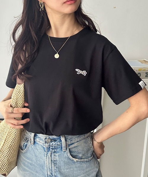 PENNEYS(ぺニーズ)の「GeeRA別注【PENNEYS】綿100%接触冷感ベーシックTシャツ ペニーズ キツネ/ペニーズ フォックス/THE FOX(Tシャツ/カットソー・レディース・ブラック/オフホワイト/ホワイト系その他/チャコール・MEDIUM/LARGE/X-LARGE)」の10枚目の写真
