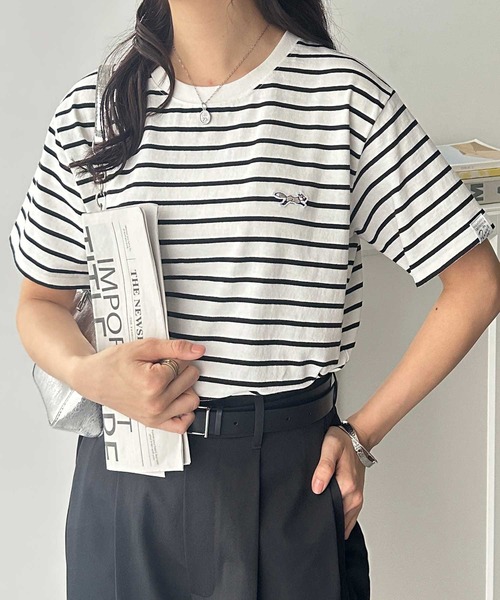 PENNEYS(ぺニーズ)の「GeeRA別注【PENNEYS】綿100%接触冷感ベーシックTシャツ ペニーズ キツネ/ペニーズ フォックス/THE FOX(Tシャツ/カットソー・レディース・ブラック/オフホワイト/ホワイト系その他/チャコール・MEDIUM/LARGE/X-LARGE)」の22枚目の写真