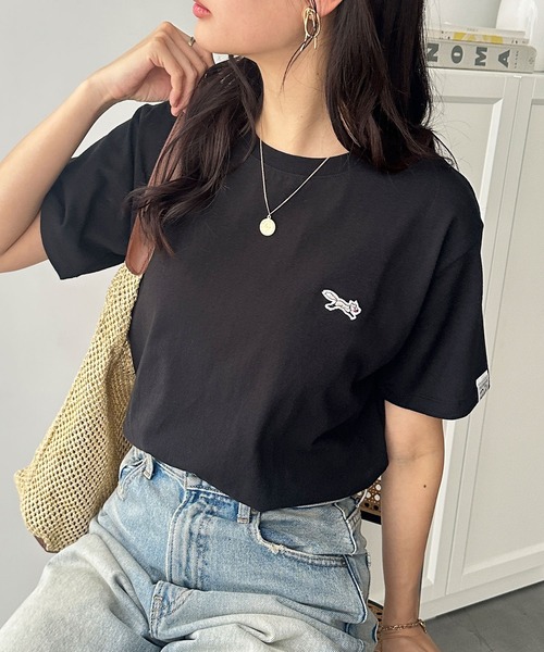 PENNEYS(ぺニーズ)の「GeeRA別注【PENNEYS】綿100%接触冷感ベーシックTシャツ ペニーズ キツネ/ペニーズ フォックス/THE FOX(Tシャツ/カットソー・レディース・ブラック/オフホワイト/ホワイト系その他/チャコール・MEDIUM/LARGE/X-LARGE)」の21枚目の写真