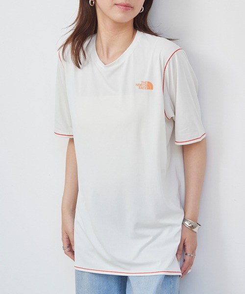 THE NORTH FACE（ザノースフェイス）の「【THE NORTH FACE】S/S BRZRNG RUN CR（Tシャツ/カットソー・メンズ・ダークグリーン/ホワイト・M/XL/L）」の2枚目の写真