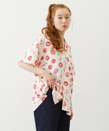 MILKFED. | LIP PRINT SHIRT(シャツ/ブラウス)